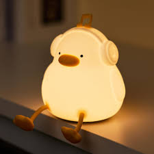 Cute Panda LED Night Light with Touch Sensor - Perfect Gift for Kids